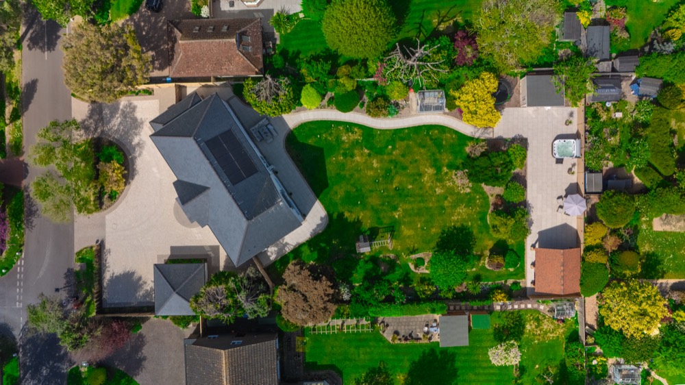 Aerial of the plot